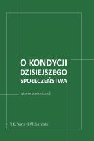 Okładka książki O kondycji dzisiejszego społeczeństwa