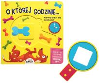 Okładka książki O której godzinie…? Książka z magiczną lupą