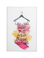 Opakowanie Obraz - Life is too short 20x30cm