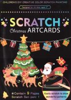 Opakowanie Obrazek do zdrapywania Święta 9szt