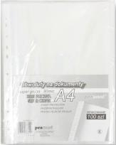 Opakowanie Obwoluta A4 80 mic krystaliczna 100szt