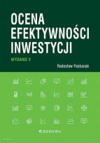 Okładka książki Ocena efektywności inwestycji w.5