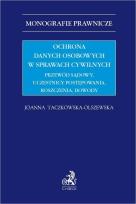 Okładka książki Ochrona danych osobowych w sprawach cywilnych