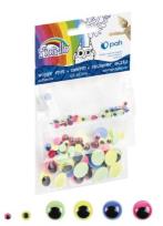 Opakowanie Oczka samoprzylepne kolorowe 80szt. FIORELLO