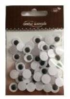 Opakowanie Oczy okrągłe samoprzylepne 1cm 50szt