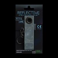 Opakowanie Odblaskowy breloczek Tech Line - Czarny pasek