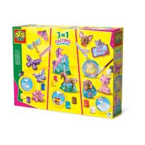 Opakowanie Odlewy gipsowe - brokatowe zwierzątka 3w1