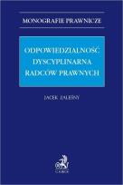 Okładka książki Odpowiedzialność dyscyplinarna radców