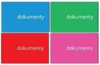 Opakowanie Okładka na dokumenty Duo PVC Modern mix