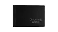 Opakowanie Okładka na dokumenty ucznia małe czarna