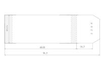 Opakowanie Okładka regulowana 220x580mm (25szt)
