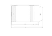 Opakowanie Okładka regulowana 237x390mm (50szt)