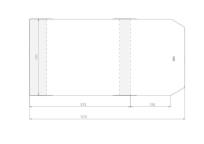 Opakowanie Okładka regulowana 280x520mm (50szt)