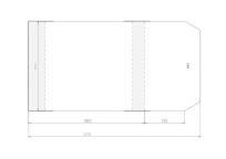 Opakowanie Okładka regulowana 297x520mm (50szt)