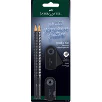 Opakowanie Ołówek 2szt + gumka + temperówka FABER CASTELL