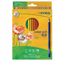 Opakowanie Ołówek Color Soft 4.0 Hangable 18 kolorów