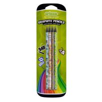 Opakowanie Ołówek trójkątny black wood HB 4szt. CRICCO