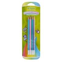 Opakowanie Ołówek trójkątny pastel HB 4szt. CRICCO