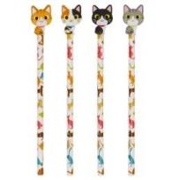 Opakowanie Ołówek z gumką Kot mix