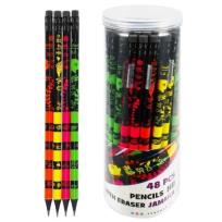 Opakowanie Ołówek z gumką trójkątny HB Jamajka (48szt)