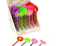 Opakowanie Ołówek z silikonowym kwiatkiem (36szt)