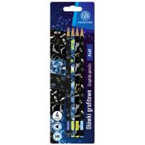 Opakowanie Ołówki grafitowe trójkątne HB Astrapen boys blister 4 szt.