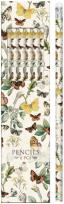Opakowanie Ołówki ozdobne STPEN11 motyle - zestaw 6 sztuk