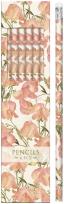 Opakowanie Ołówki ozdobne STPEN17 kwiaty groszku - 6 sztuk