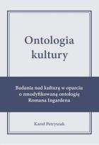 Okładka książki Ontologia kultury. Badania nad kulturą w oparciu..