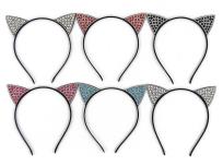 Opakowanie Opaska na włosy - uszy brokatowe