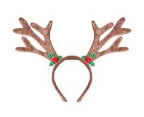 Opakowanie Opaska rogi renifera brązowa