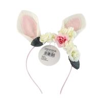 Opakowanie Opaska uszy królika z kwiatami