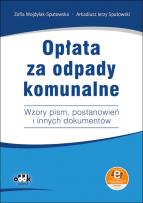 Okładka książki Opłata za odpady komunalne