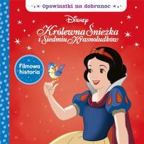 Okładka książki Opowiastki na dobranoc. Disney Królewna Śnieżka i siedmiu krasnoludków.