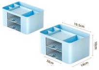 Opakowanie Organizer do przechowywania na biurko niebieski