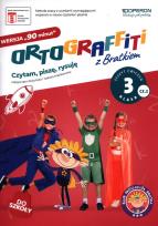 Okładka książki Ortograffiti z Bratkiem 3 Zeszyt ćwiczeń część 2 szkoła podstawowa