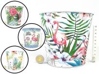 Opakowanie Osłonka na doniczkę metalowa 15x14cm MIX