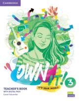 Okładka książki Own it! Level 3 Teacher's Book with Digital Resource Pack