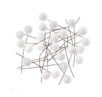 Opakowanie Owoce ostrokrzewu białe brokat 1,2cm 24szt