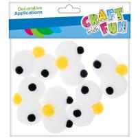 Opakowanie Ozdoba dekoracyjna pompon oczka 6szt.