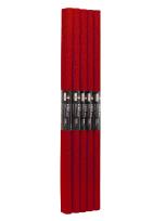 Opakowanie Paczka Bibułą marszczona aluminiowa 50X100 czerwony 5 rolek