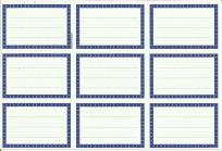 Opakowanie Paczka naklejki na zeszyt MB 25 sztuk