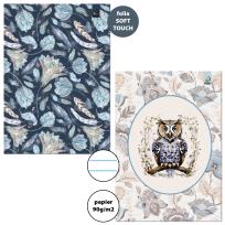 Opakowanie Paczka zeszyt A4 32k. linia Animal Boho mix pakiet 5 sztuk