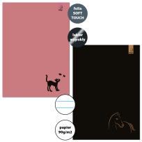 Opakowanie Paczka zeszyt A4 32k. linia Animal Sketch mix pakiet 5 sztuk