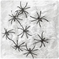 Opakowanie Pajęczyna halloween z pająkami 8szt