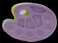 Opakowanie Paletka do mieszania farb pastelowa mix