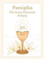 Okładka książki Pamiątka Pierwszej Komunii Świętej