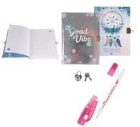 Opakowanie Pamiętnik A5 z kłódką i z długopisem linia MIX