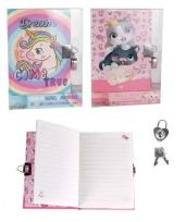 Opakowanie Pamiętnik A6 z kłódką MIX