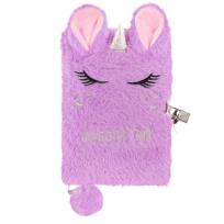 Opakowanie Pamiętnik pluszowy z kłódką Unicorn DERFORM